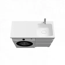 Тумба с раковиной Iddis Optima Home 120 с ящиками белая